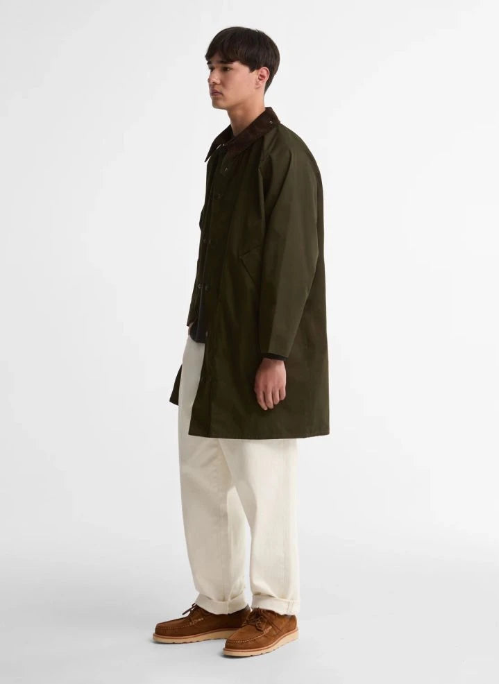 Barbour - Seyahat için Uzun Su Geçirmez Ceket | Koyu yeşil