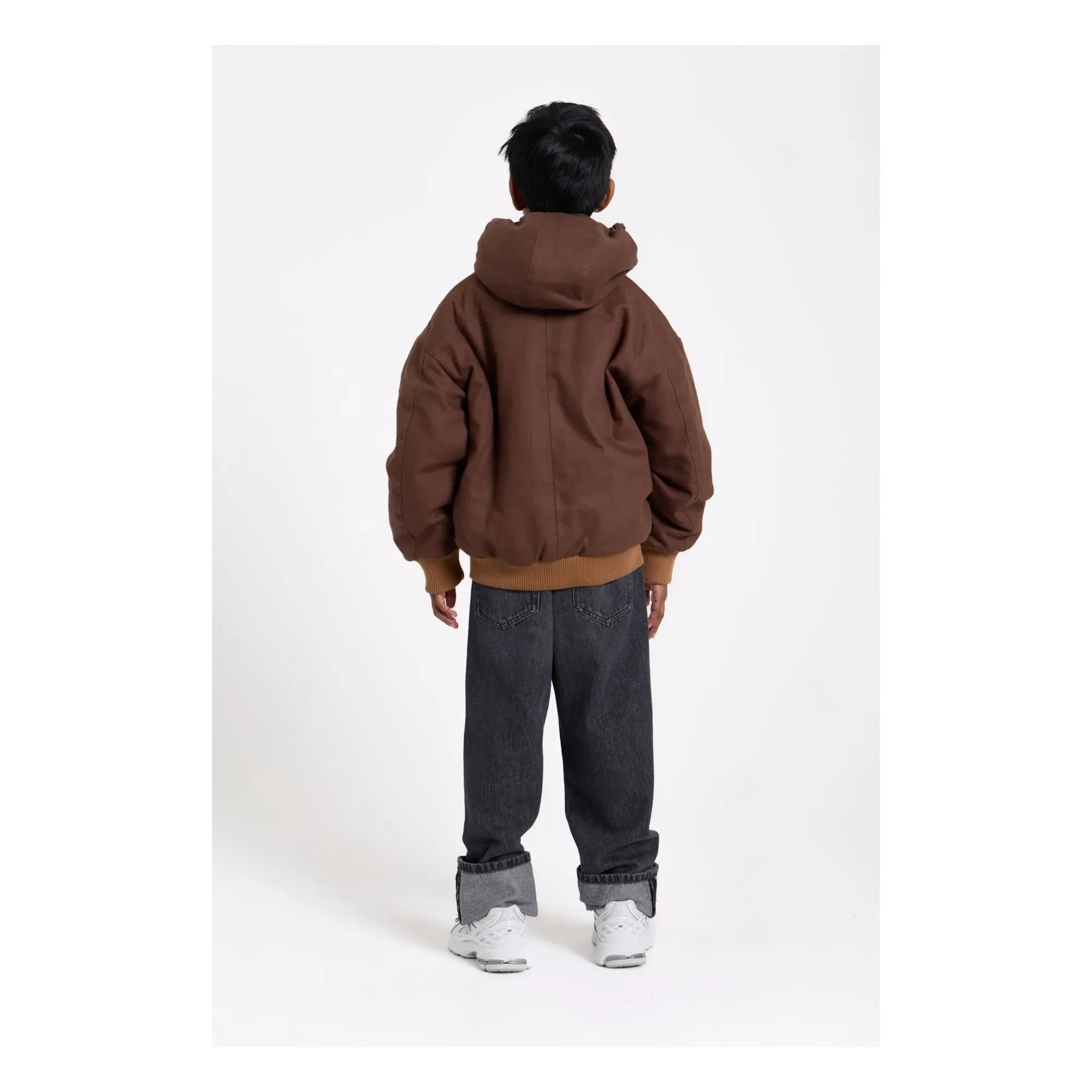 Hundred Pieces - Matt Kapüşonlu Ceket | Kahverengi