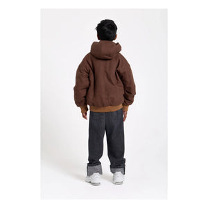 Hundred Pieces - Matt Kapüşonlu Ceket | Kahverengi