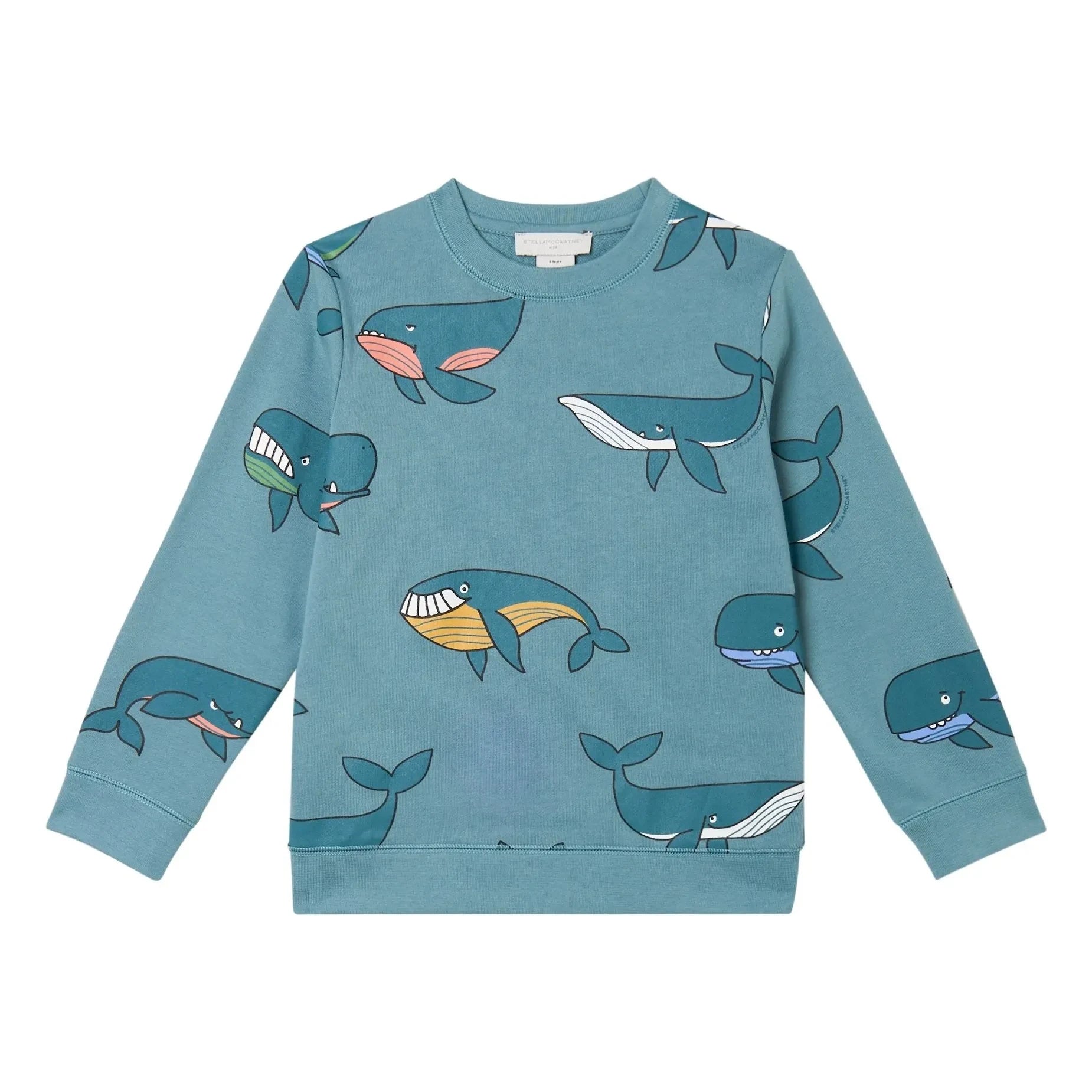 Stella McCartney Kids - Sweat Whales | Petrol Mavisi