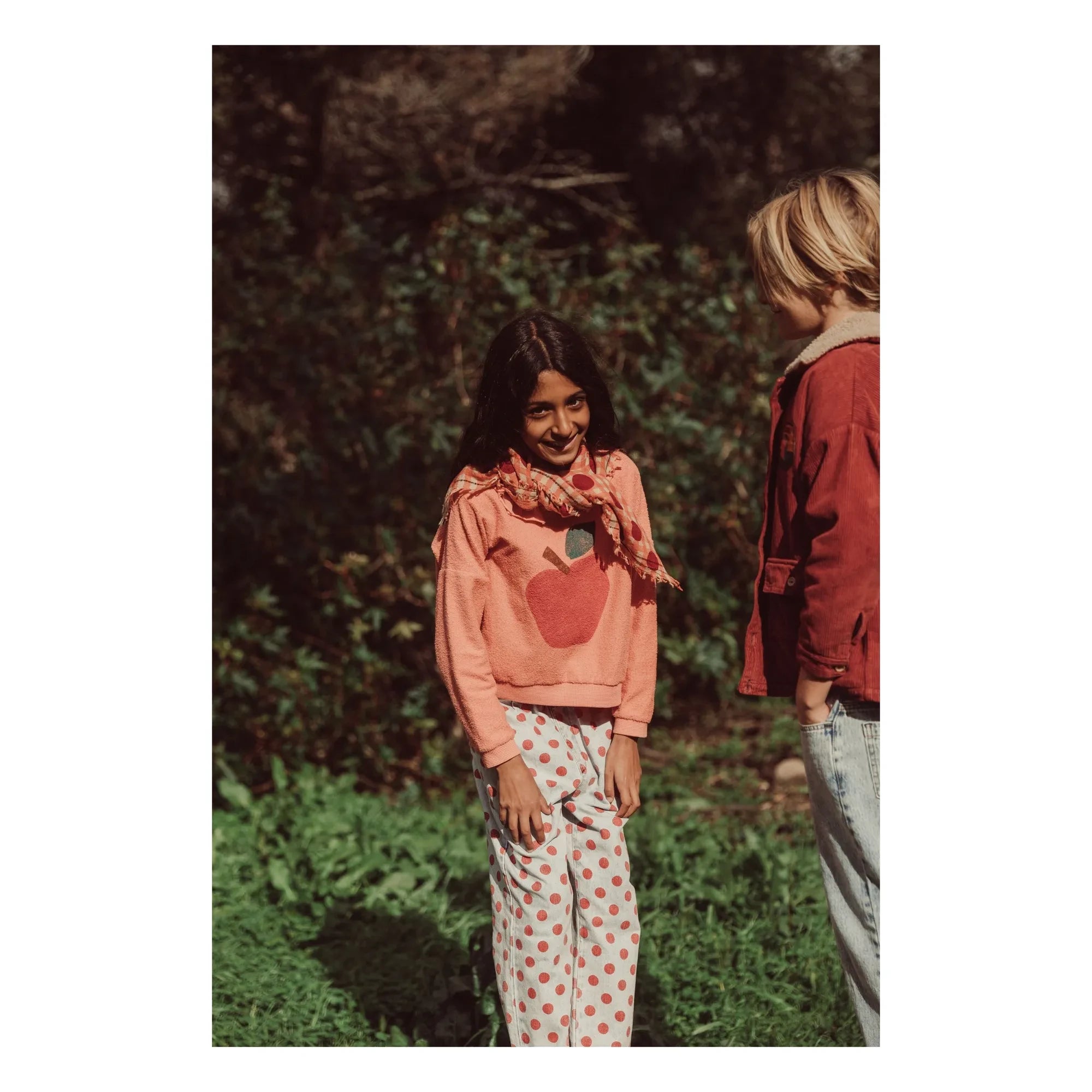 Piupiuchick - The Lunch Club organik pamuklu havlu sweatshirt | Coral