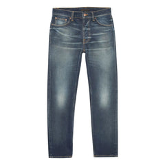 Nudie Jeans - Solid Ollie Lost Light Pamuklu Jean | Soluk mavimsi gri