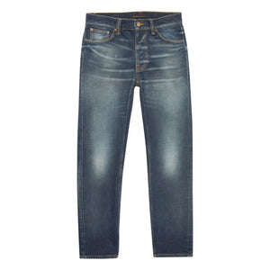Nudie Jeans - Solid Ollie Lost Light Pamuklu Jean | Soluk mavimsi gri