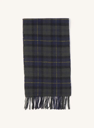 Barbour - Yün Ekose Atkı | Koyu Yeşil