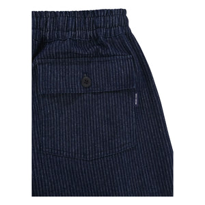 Kappy - Yorgun Denim Çizgili Pantolon | Indigo