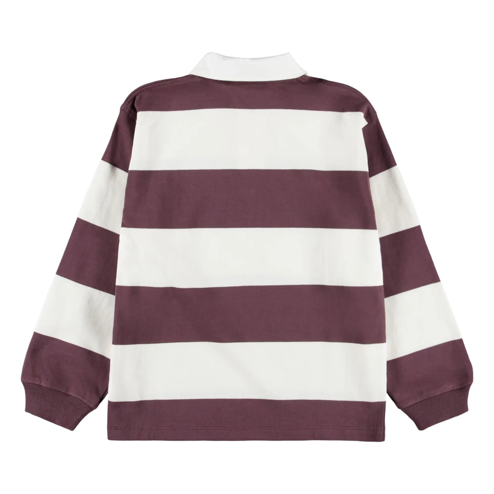 Molo - Relz Çizgili Organik Pamuklu Polo | Beyaz