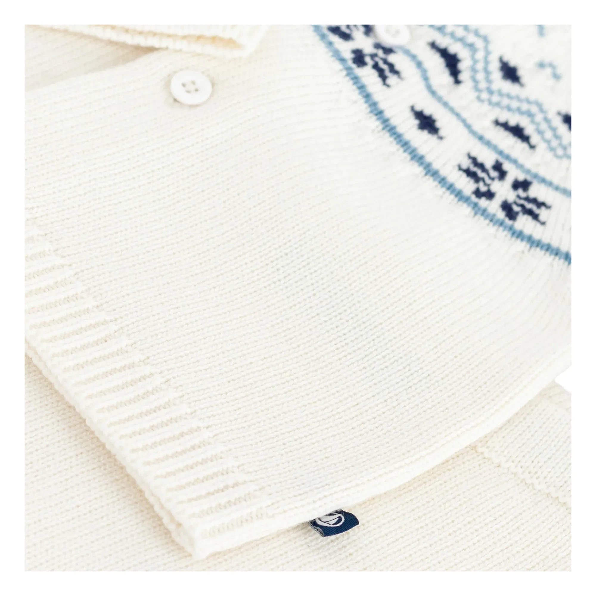 Petit Bateau - Yün Hırka ve Pantolon Takımı | Ekru