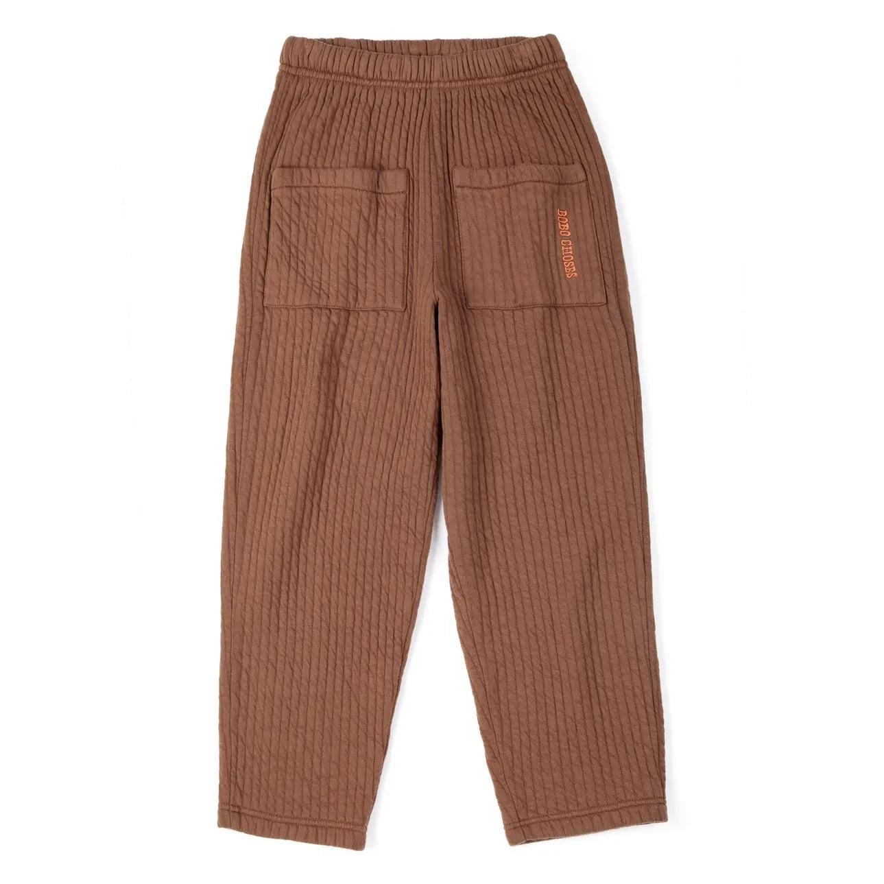 Bobo Choses - Organik Pamuklu Kapitone Jogger | Kahverengi