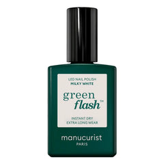 Manucurist - Süt Beyazı Yeşil Işıltılı Yarı Kalıcı Oje - 15 ml