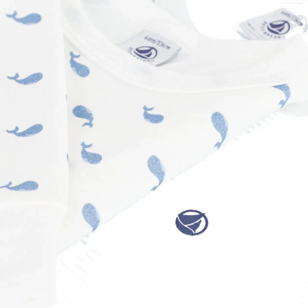 Petit Bateau - 2’li Balina Pijaması Seti | Mavi