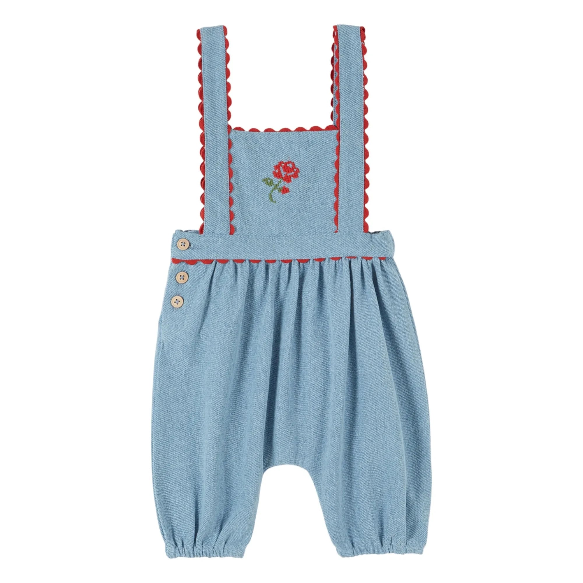 Emile et Ida - Mavi Denim Salopet