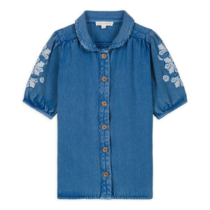 Louise Misha - Inala Organik Pamuk Denim Elbise | Denim
