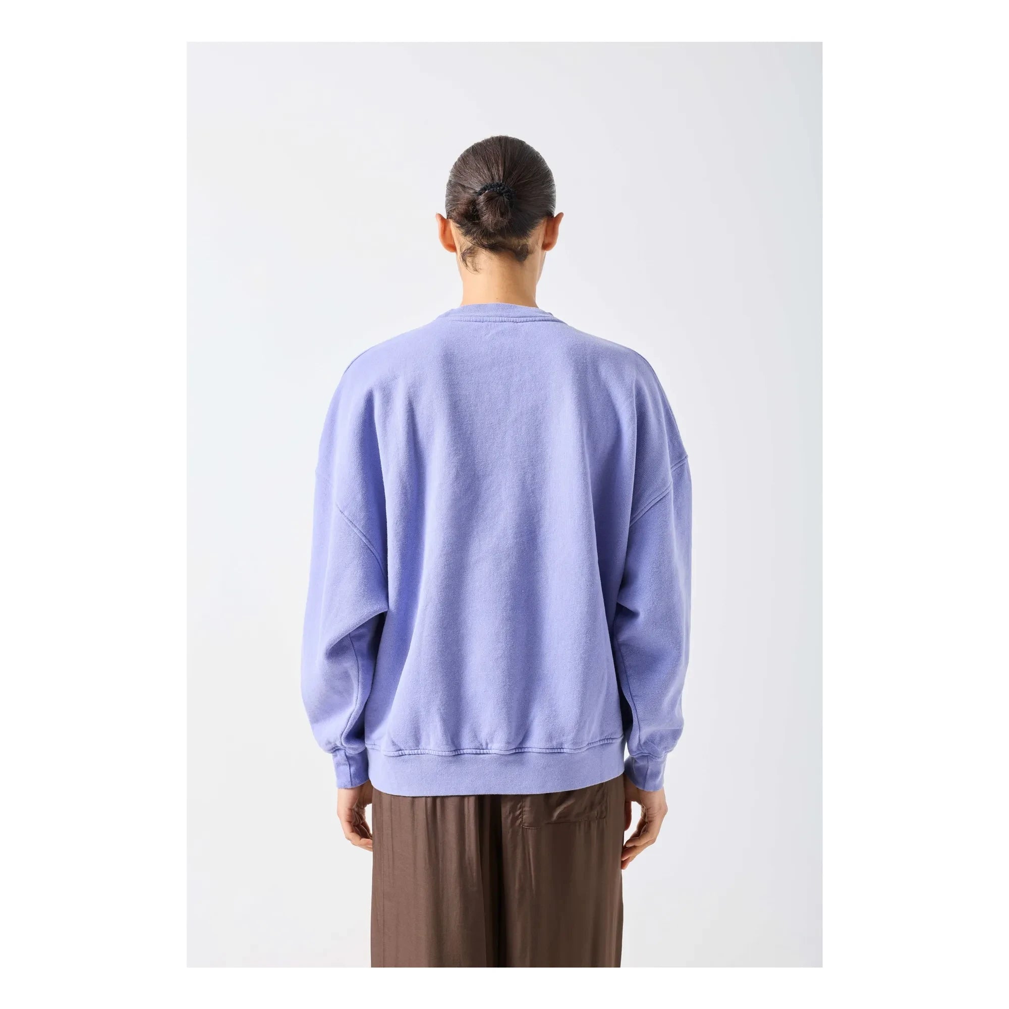 American Vintage - Plizzy Pamuklu Sweatshirt | Lavanta