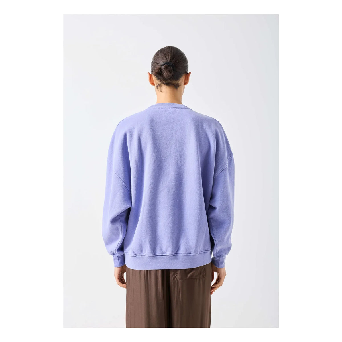 American Vintage - Plizzy Pamuklu Sweatshirt | Lavanta