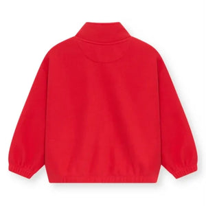 the new society - Cloudy Fermuarlı Sweatshirt | Kırmızı