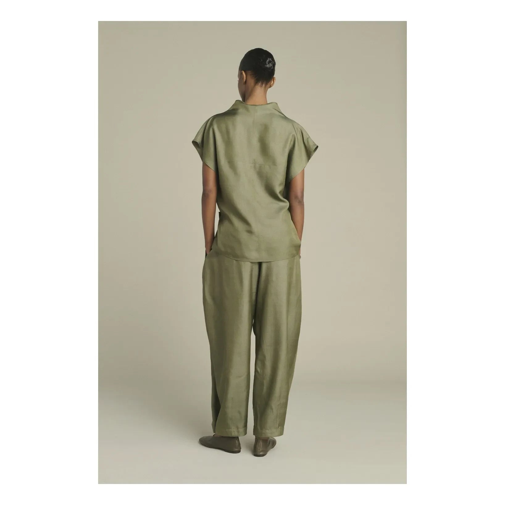 Soeur - Vernon İpek Pantolon | Verdigris