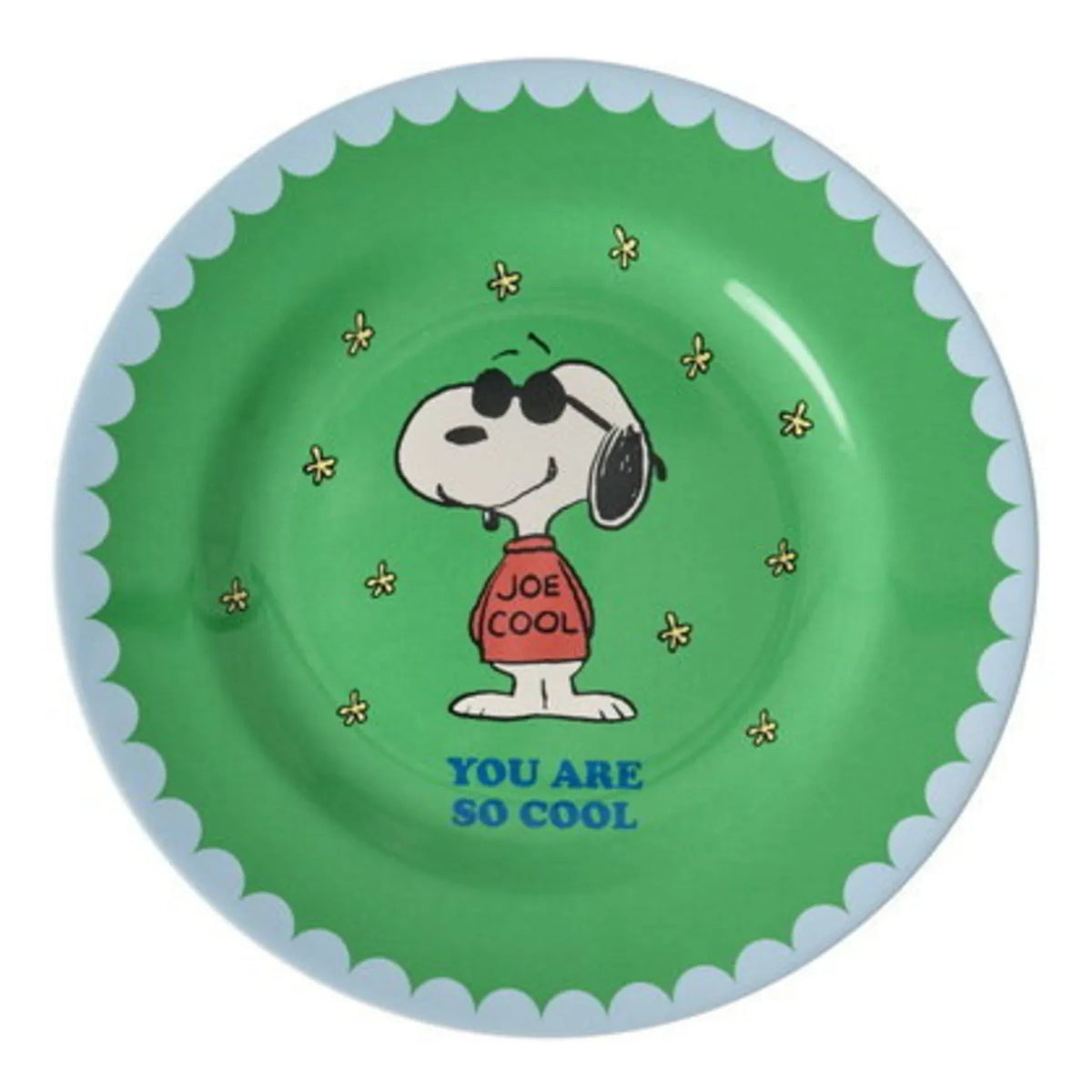 Rice - You Are So Cool melamin tabak - Rice x Snoopy | Yeşil