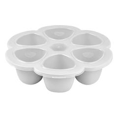 Béaba - Silikon Bebek Gıda Kalıbı - 6 x 90 ml | Açık Gri