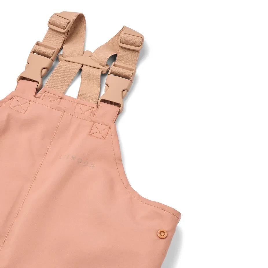 Liewood - Manu طقم مطري ذو كتل لونية مصنوع من ألياف مُعاد تدويرها | وردي