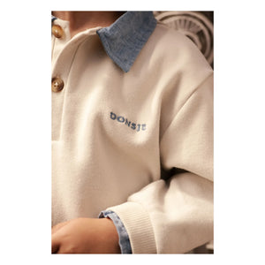 Donsje - Priem organik pamuk sweatshirt | Ekru