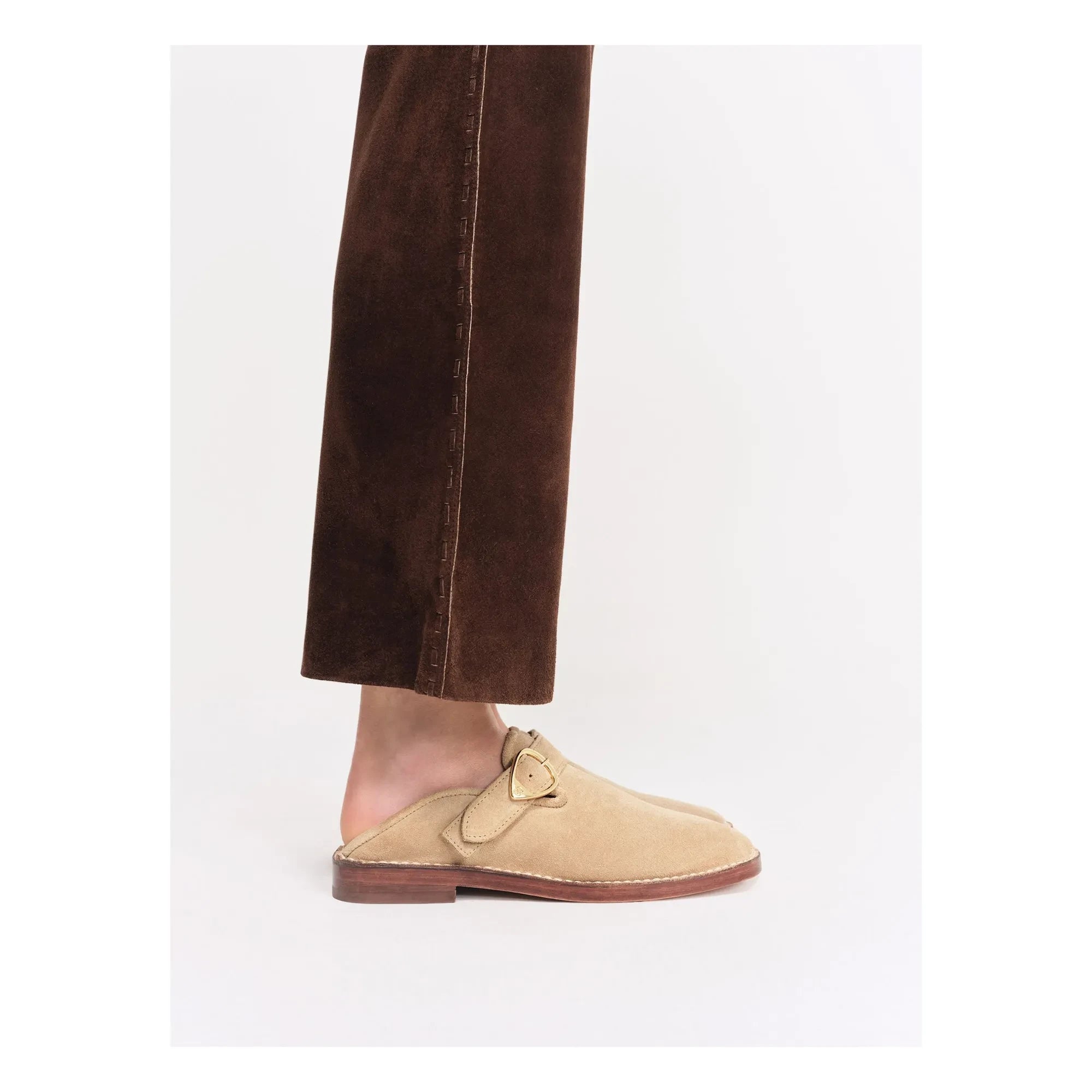 Socque Paris - Lucca Sweden Terlikler | Taupe Kahverengi