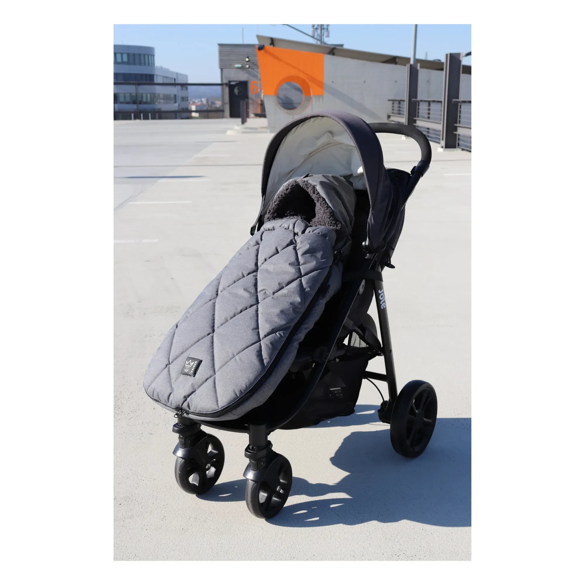 Kaiser - XL Too Evrensel Ayak Kılıfı | Kömür grisi