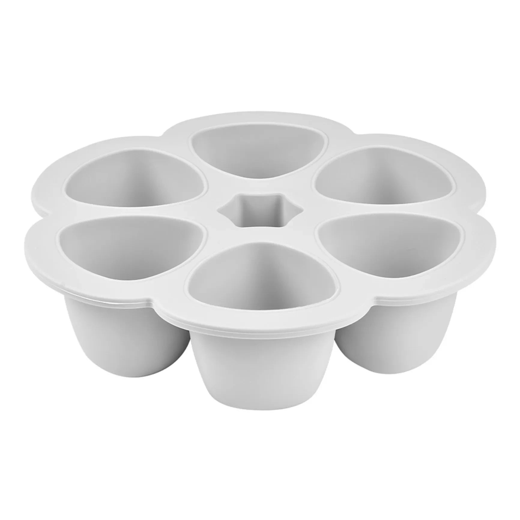 Béaba - Silikon Bebek Gıda Kalıbı - 6 x 90 ml | Açık Gri