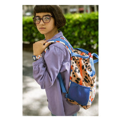 Mini Kyomo - Leopard Sırt Çantası - Mini Kyomo x Taxi Brousse | Kahverengi