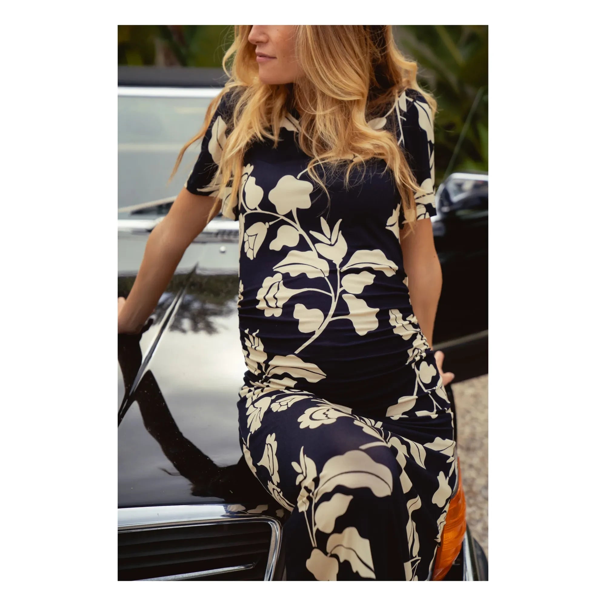 Paloma Collection - Theodora Tokyo Hamile Elbisesi | Siyah