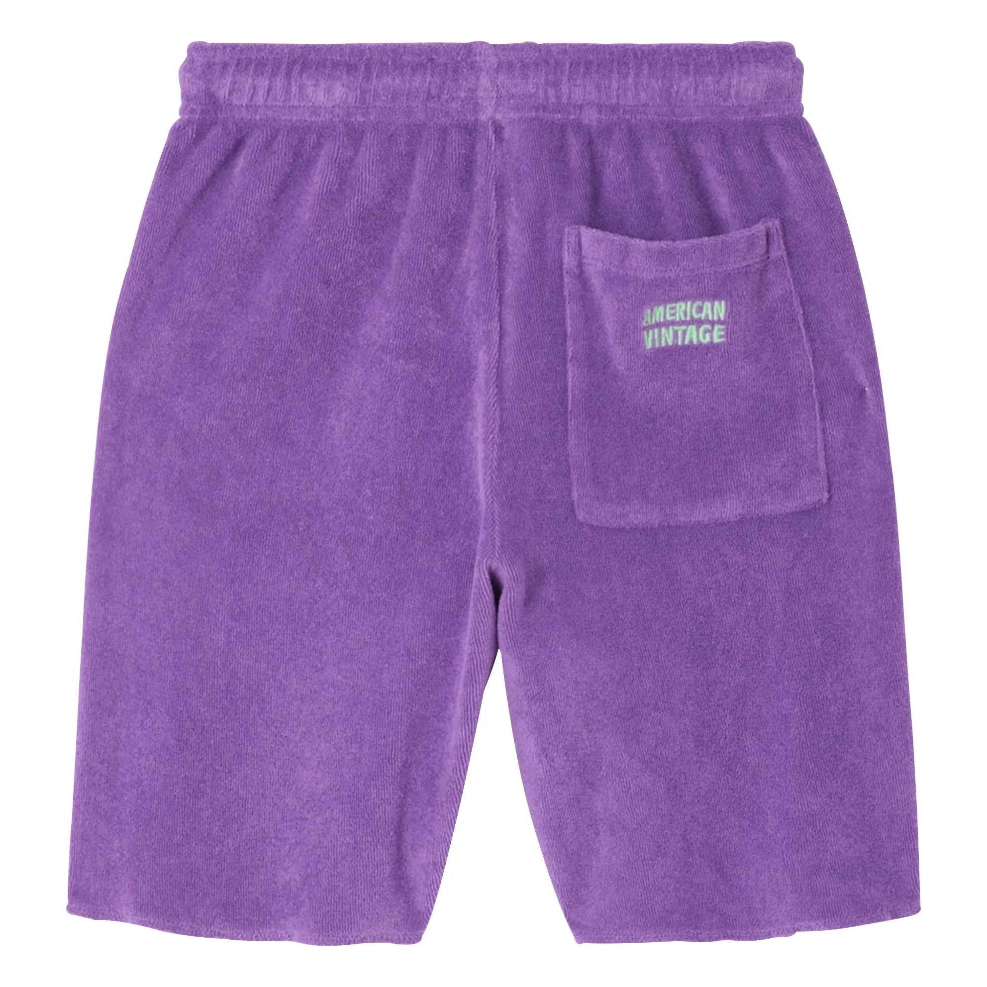 American Vintage - Fuxow Organik Pamuklu Jogger Şort | Mor