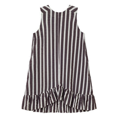 Dr Bloom - Cocomero Stripes Elbise | Aubergine