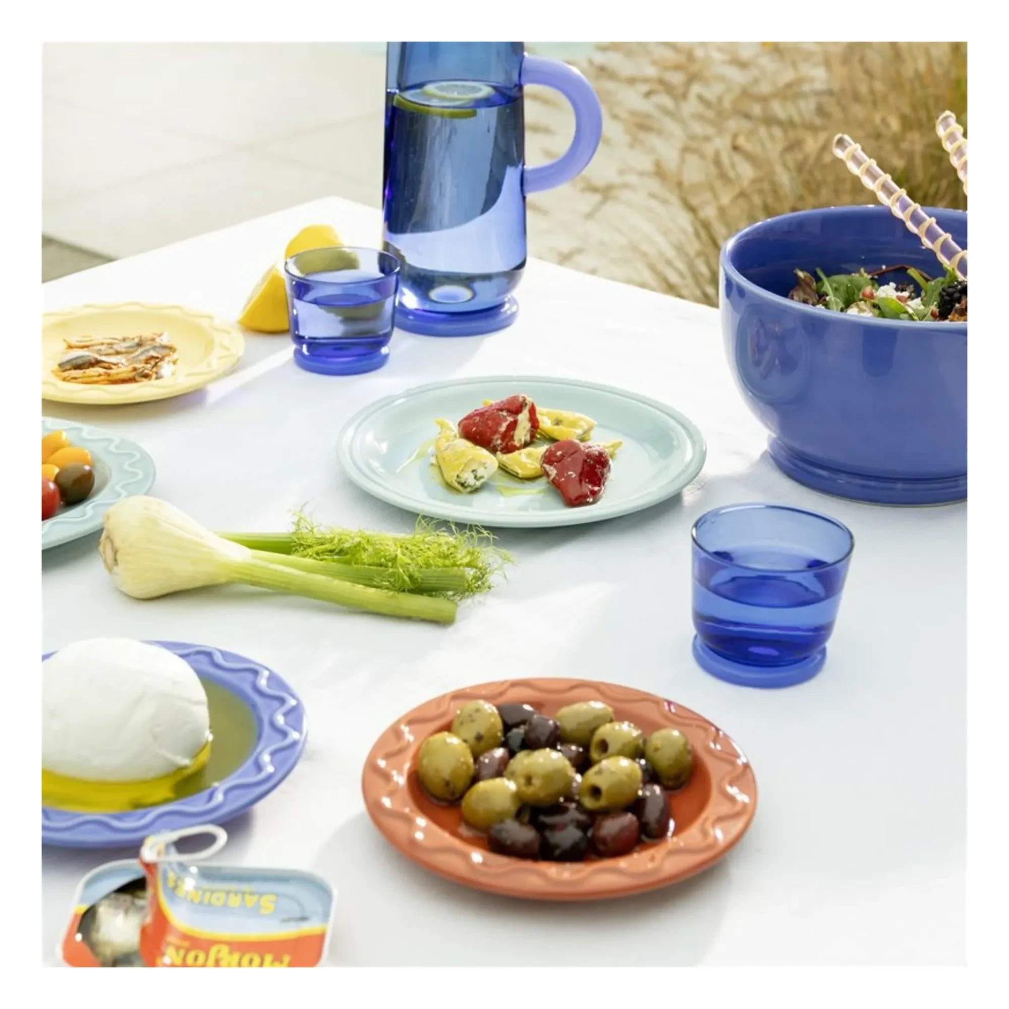 &Klevering - Dew Bardaklar - 2'li Set | Mavi