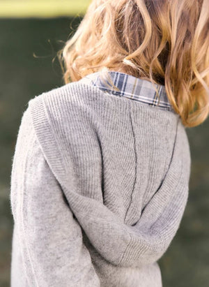 Tartine et Chocolat - Örgü hırka | Heather grey