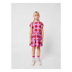 Bobo Choses - Kaleidoscope organik pamuklu elbise | Lila