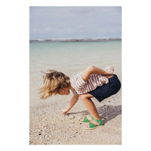 Salt-Water - Su Geçirmez Surfer Deri Sandaletler | Meadow Green