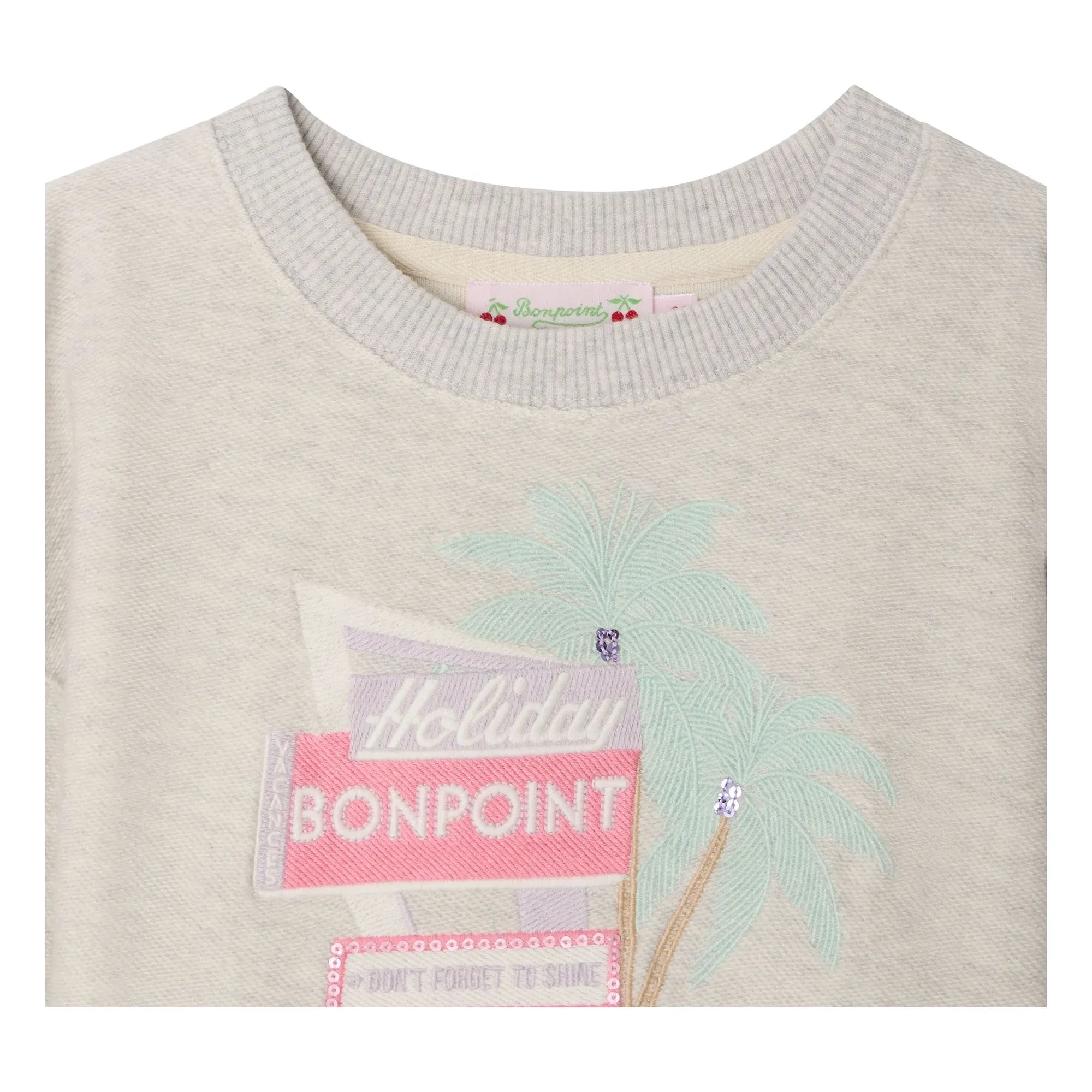 Bonpoint - Tayla organik pamuk sweatshirt | Heather grey