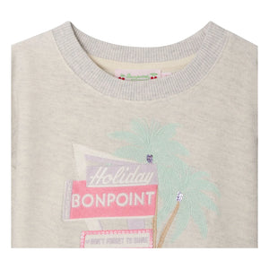 Bonpoint - Tayla organik pamuk sweatshirt | Heather grey