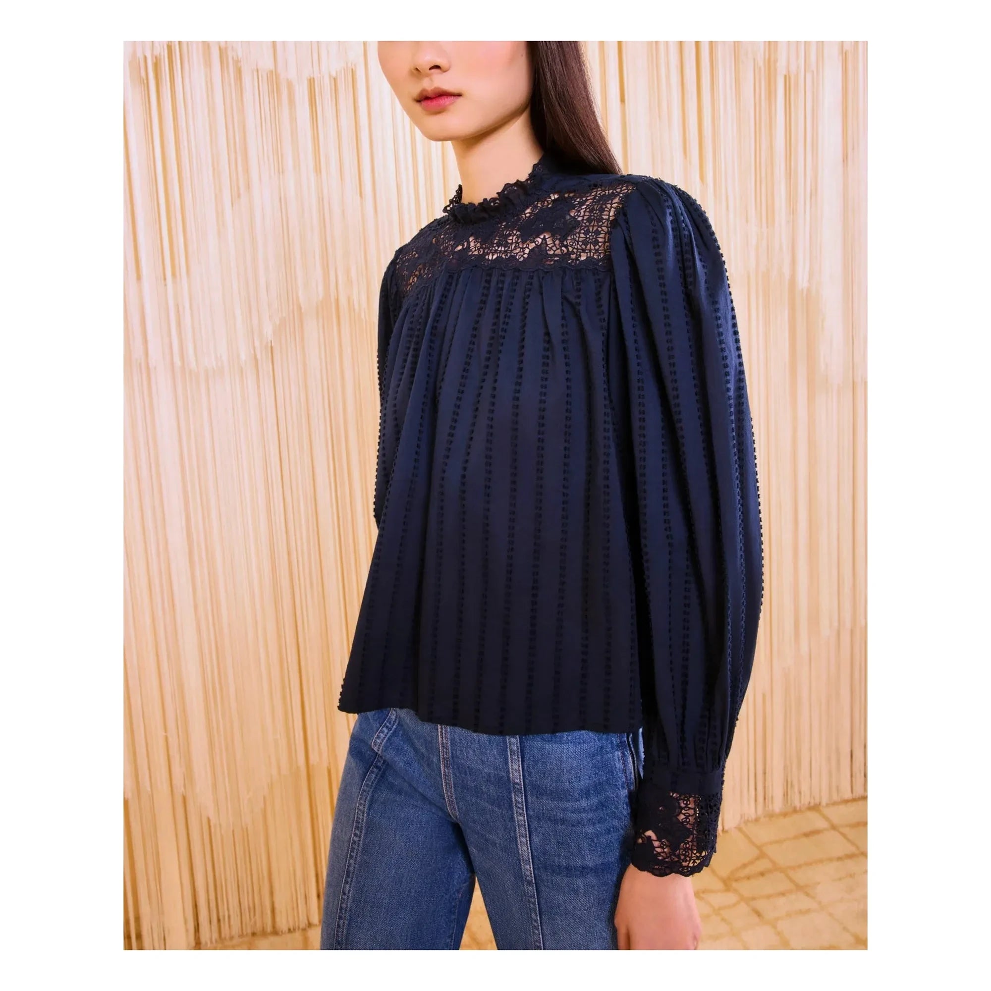Ulla Johnson - Cornelia bluz | Gece mavisi