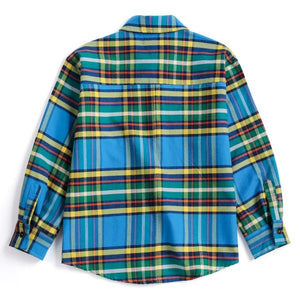 Bobo Choses - Tartan gömlek | Mavi