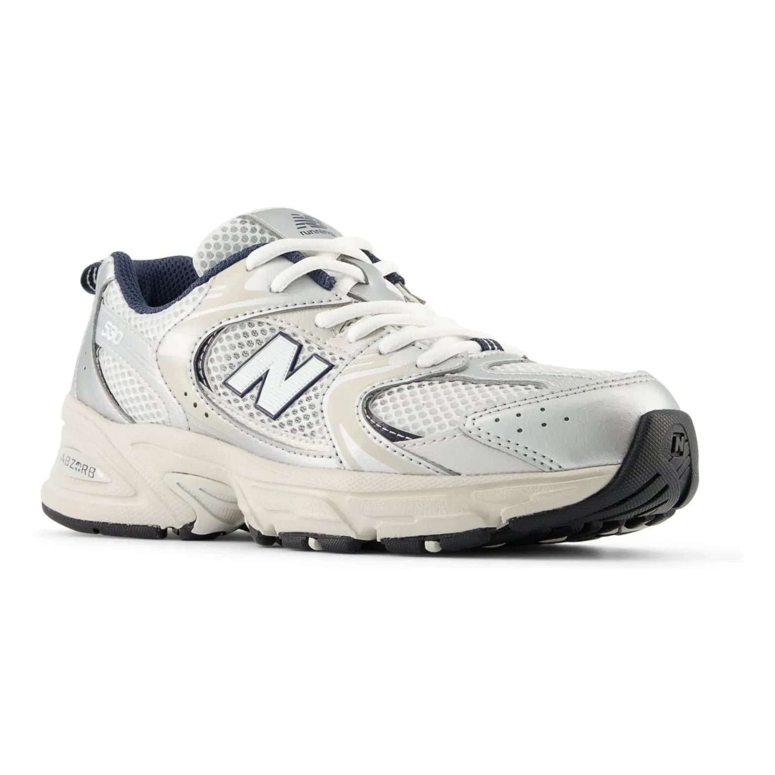 New Balance - Bağcıklı 530 sneakers | Beyaz saten