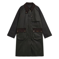 Barbour - Kirklees Kareli Pamuk Ceket | Koyu haki