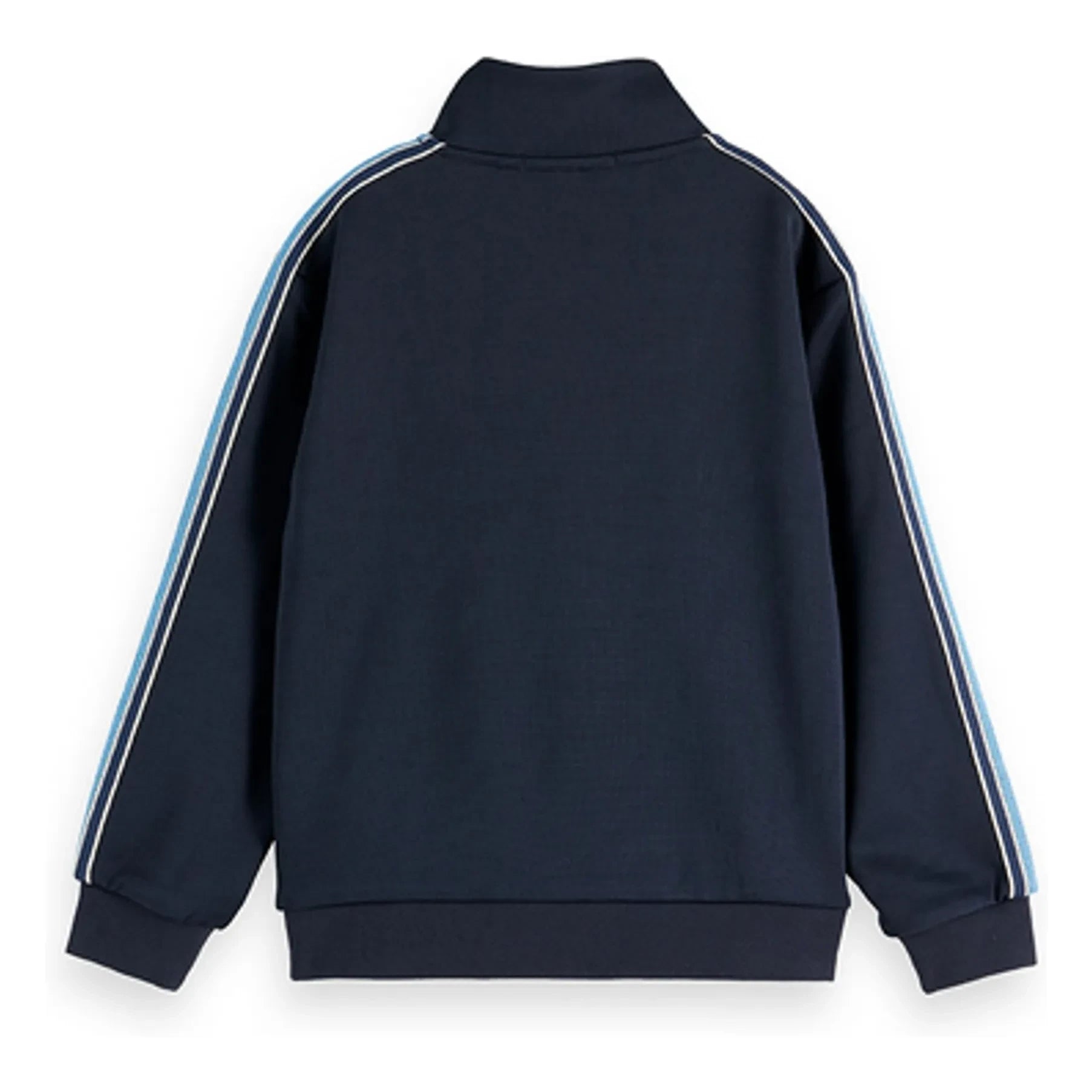 Scotch & Soda - Çizgili Fermuarlı Sweat | Lacivert