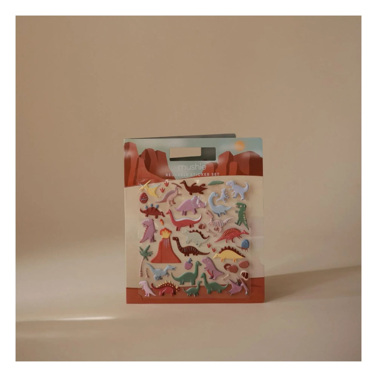 Mushie - Dino sticker kitabı