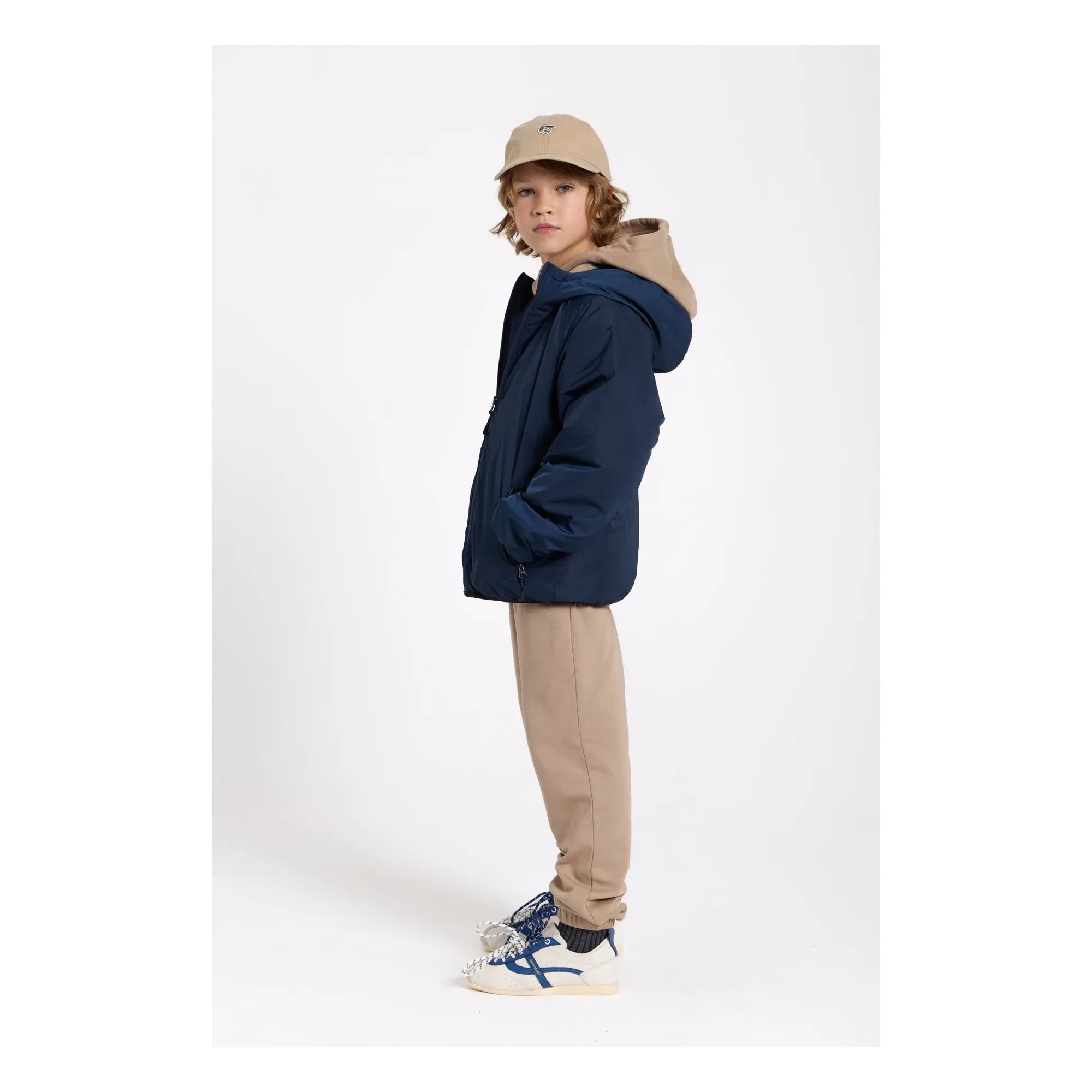 Smallable Kid - Rush organik pamuk jogger | Taupe kahverengi