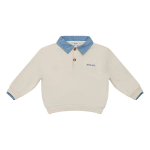 Donsje - Priem organik pamuk sweatshirt | Ekru