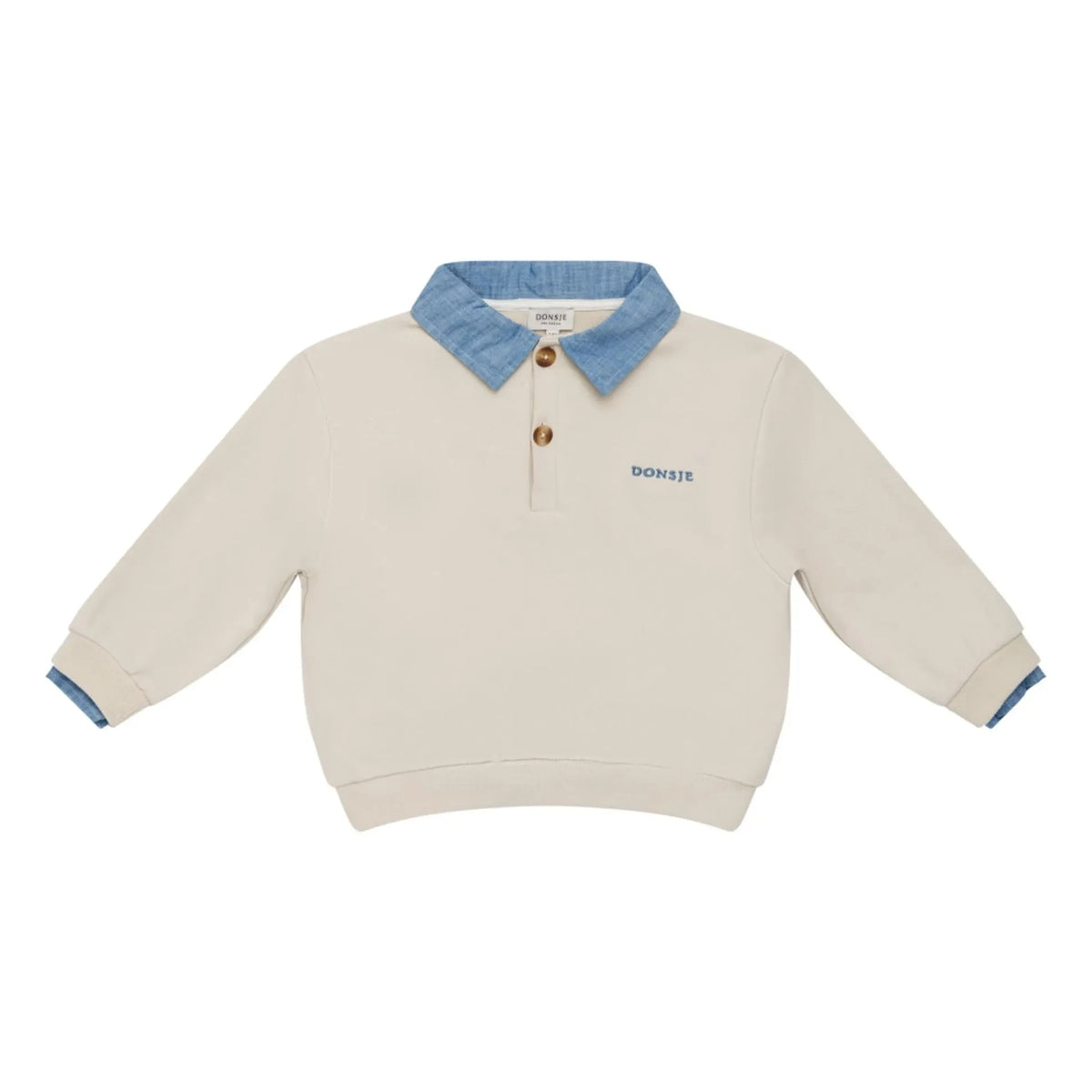 Donsje - Priem organik pamuk sweatshirt | Ekru