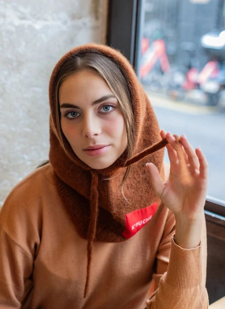 K'puche - سويتر بقلنسوة من ألباكا للأطفال | كامل