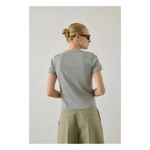 Soeur - Aristide organik pamuk T-shirt | Buz Mavisi