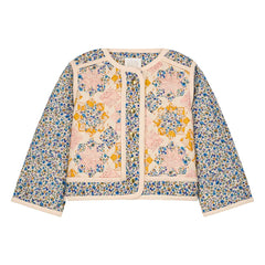 Louise Misha - Orishane Patchwork Kapitone Ceket | Mavi