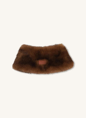 Chloé - Çıkarılabilir polar yaka | Camel